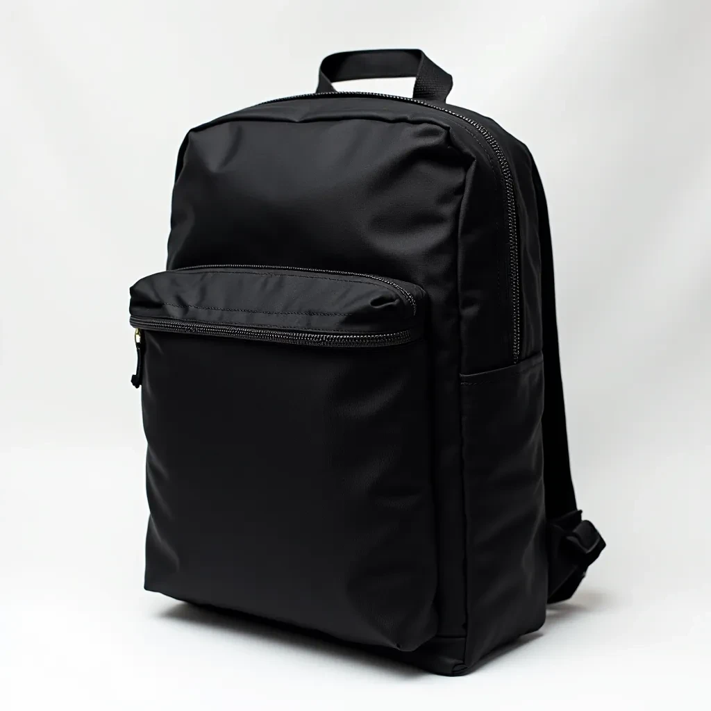 Close-up of compact sling pack showing detailed pocket layout and quality stitching on ballistic nylon material